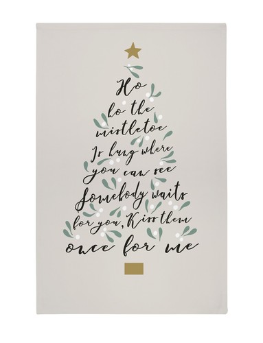 Geschirrtuch ho mistletoe - geschirrtuch,,